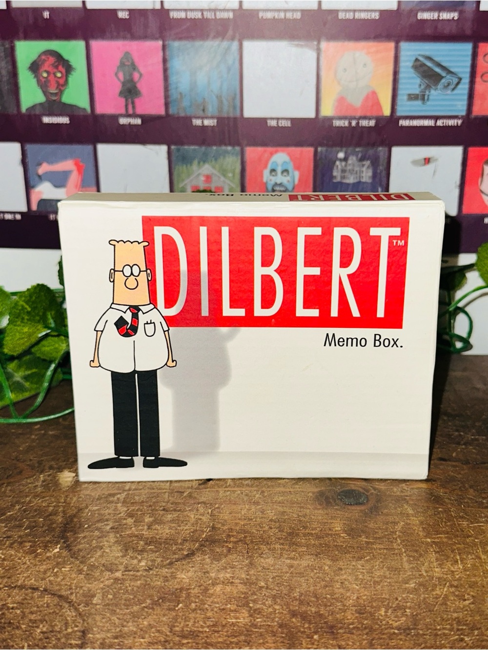 Vintage Dilbert Scott Adams Memo Pad Box